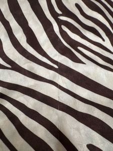 satin zebra shirt