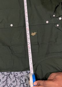 Men's Classic Green Button-Down Shirt