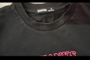 Black Crop Top with Slogan