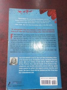 November 9 by Colleen Hoover