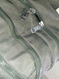 Stylish Grey Nylon Backpack