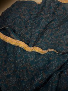 Elegant Teal Paisley dupatta