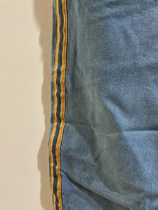 Light Wash Jeans with Side Stripe
