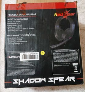 Red Gear Shadow Spear Gaming Headset