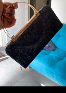 Sparkling Black Clutch Bag