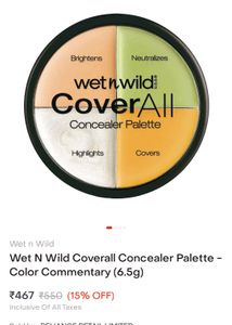 Wet &amp; Wild Cover All Concealer Palette
