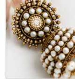 Elegant Pearl Jhumka Earrings