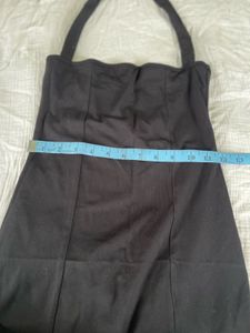 Chic Black Halter Neck Dress