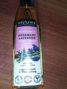 Soulflower Rosemary Lavender Hair Oil