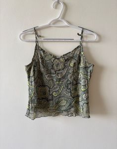 Sheer Paisley Cami Top