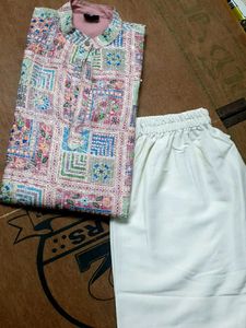 Embroidered Kurta Set