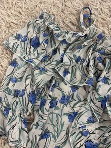 Floral Ruffle Off-Shoulder Blouse