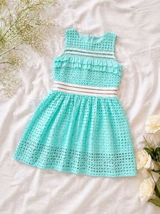 Mint Green Crochet Dress