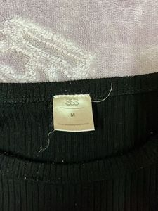 SSS Black Tank Top