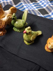 Adorable Ceramic elephant Figurines Set