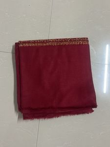 Maroon Embroidered Dupatta