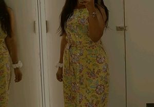 Floral Yellow Sundress