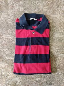 Men's Striped Polo Shirt