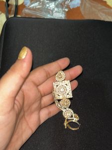 Exquisite Hand Bracelet with Ring