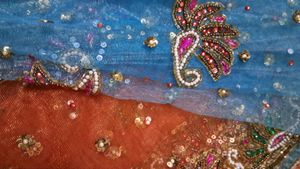 Dual Color Party Wear Dupatta