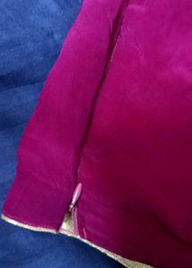 Navratri Women's Embroidered Silk Blouse