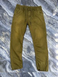 Men's Casual Olive Jogger Pants