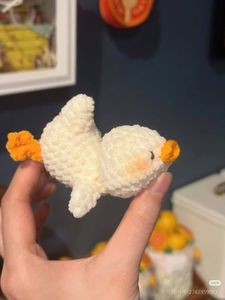 Cute Crochet Duck Figurine