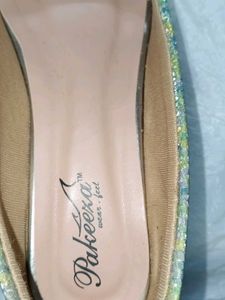 Sparkly Green Glitter heels