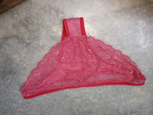 Lace Trim Panty - Pink