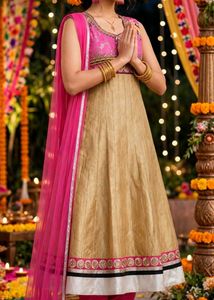 Exquisite Indian anarkali Set