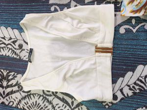 Stylish White V-Neck Tank Top