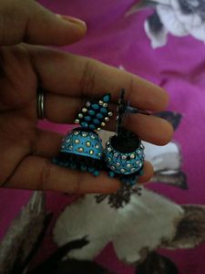 Ear Ring Sky Blue...
