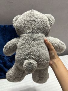 Cute Grey Teddy Bear Plush Toy