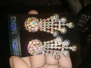 Elegant Crystal Dangle Earrings