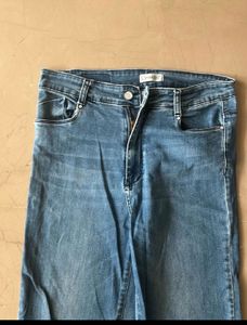 Wide Leg Cropped Jeans