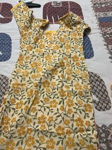 Embroidered Kurta with Dupatta