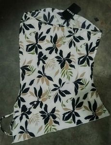 Floral Print Bandeau Top