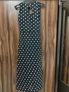Chic Polka Dot Maxi Dress