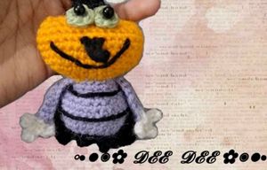 Crochet Cockroaches Keychain