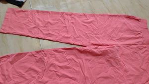 Coral Pink Wide Leg Pants