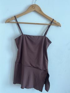 Chic Brown Cami Top