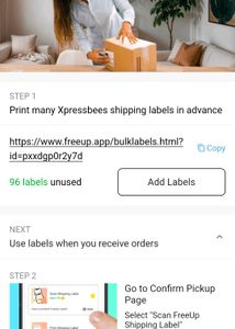 30 Shipping Bags And  Labels