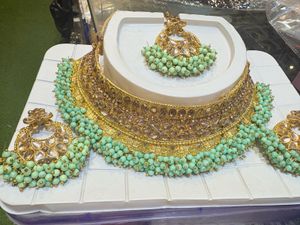 Elegant Gold Plated Jewellery Set
