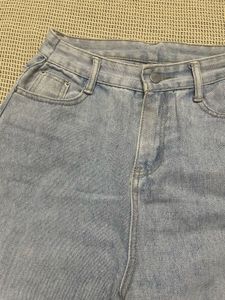 Light Wash Straight Jeans