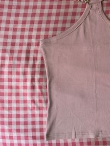 Pink Halter Neck Top