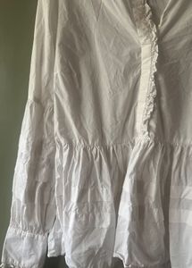 Chic White Peplum Blouse