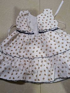 Cute Floral Print Baby Dress