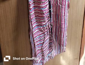Vibrant Striped Button-Down Kurta