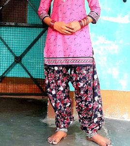Printed Patiyala Suit