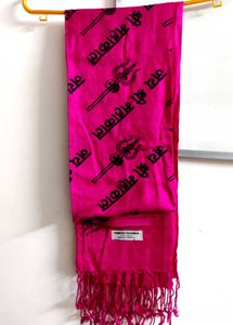 Pink 'Shri Mahakal'Sawan Special Stole, Brand New!